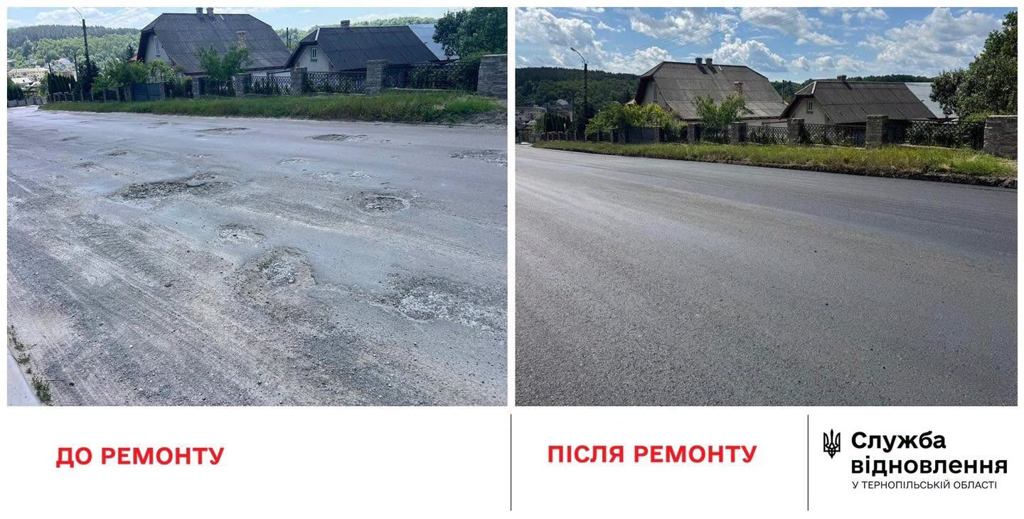 Фінішували ремонтні роботи на ділянці дороги від Бучача до Чорткова (фото)