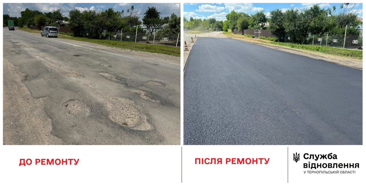 Фінішували ремонтні роботи на ділянці дороги від Бучача до Чорткова (фото)